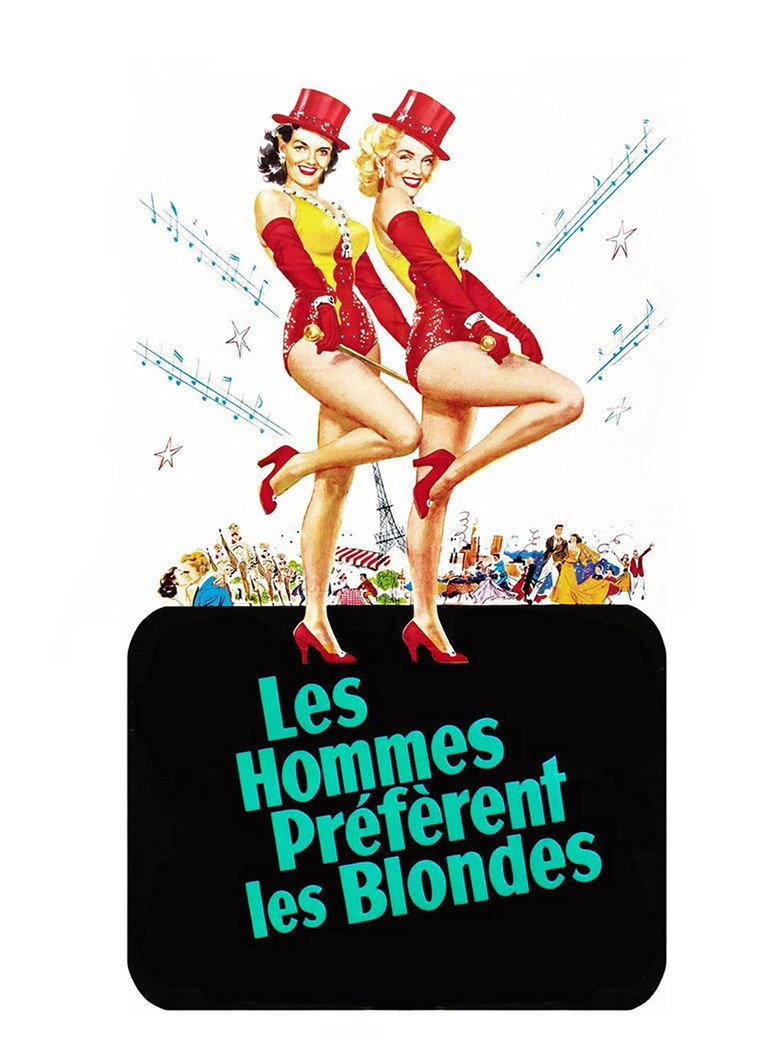 Affiche de LES HOMMES PRÉFÈRENT LES BLONDES
