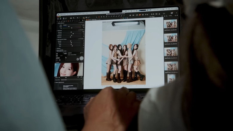 Frame from NMIXX: Heavy Serenade Documentary