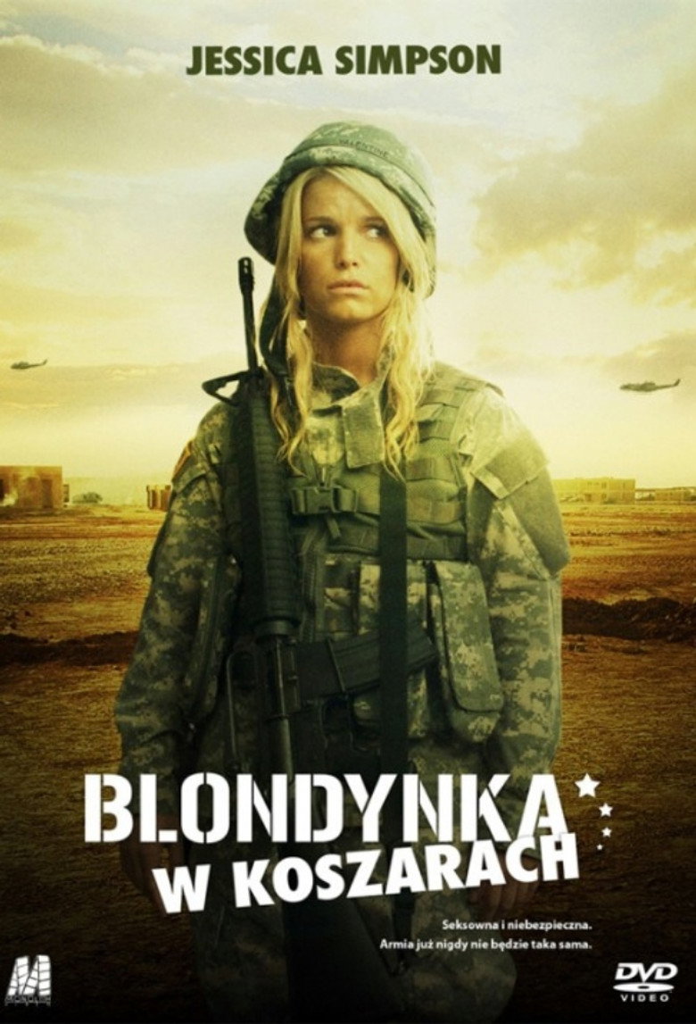 Plakat filmu Blondynka w koszarach