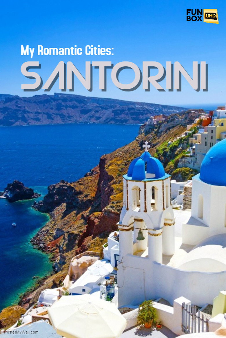 My Romantic Cities: Santorini background