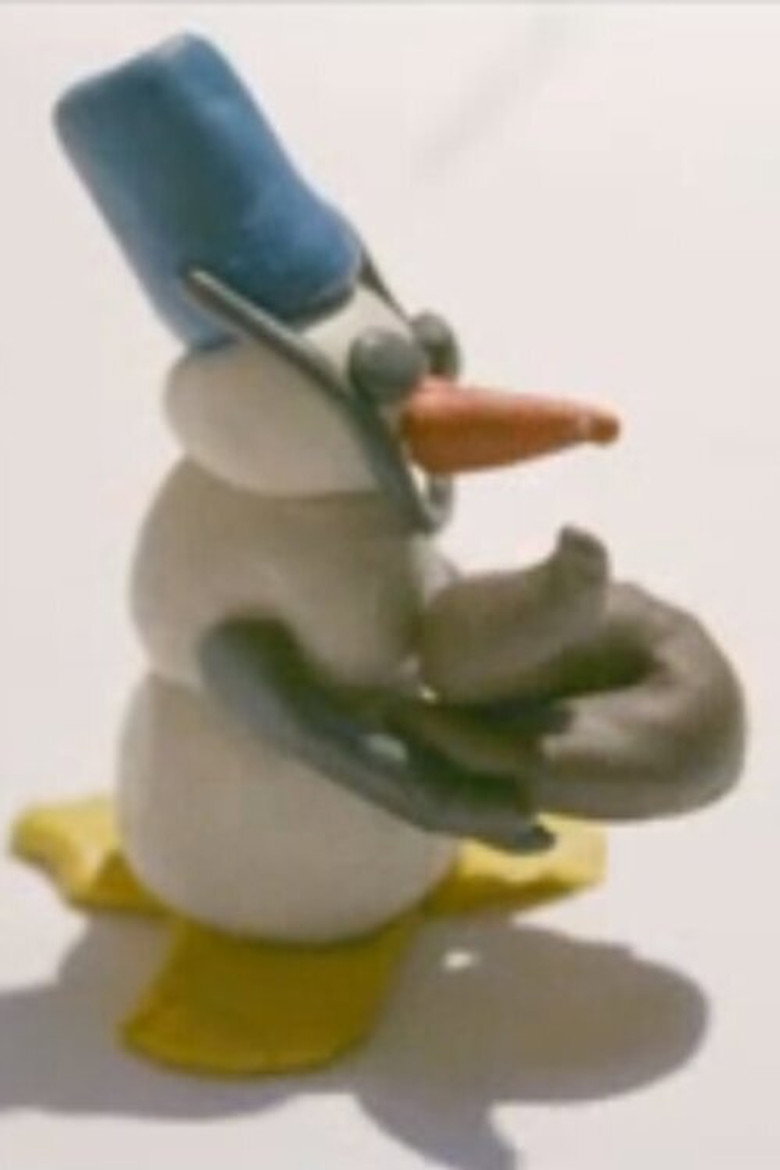 Snowman and Poop background