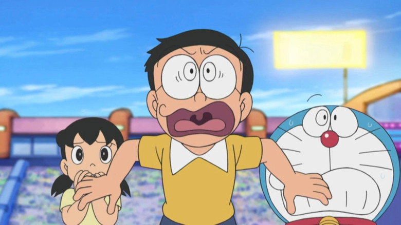 Frame from Doraemon, el gato cósmico