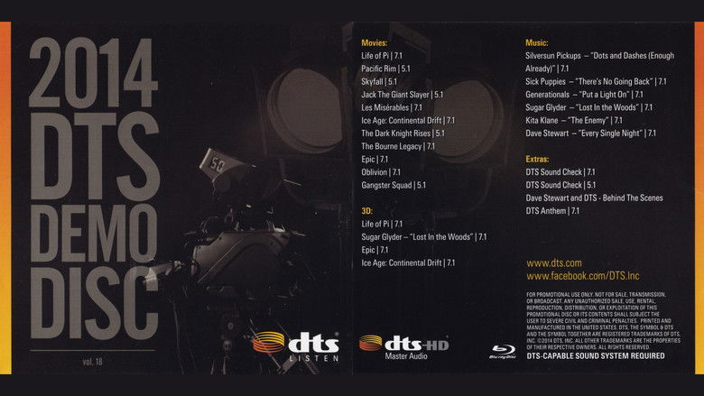 DTS BLU-RAY DEMO DISC 18