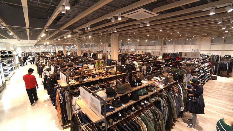At a Huge Thrift Store in Saitama
