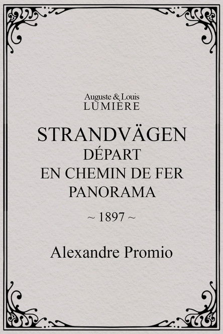 Saltsjöbaden : départ en chemin de fer, panorama