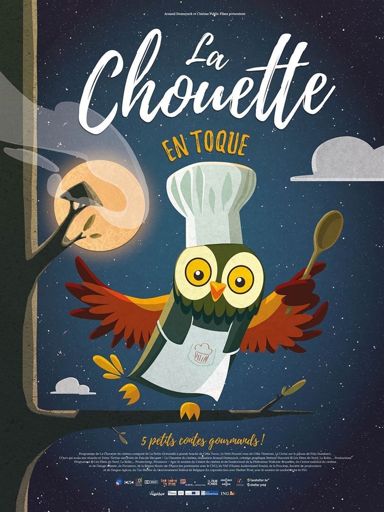 La Chouette en toque main poster