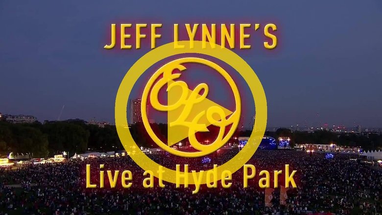 Jeff Lynne's ELO at Hyde Park main backdrop