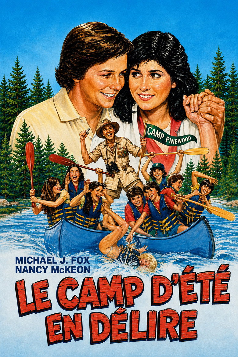 Affiche de LE CAMP D'ÉTÉ EN DÉLIRE