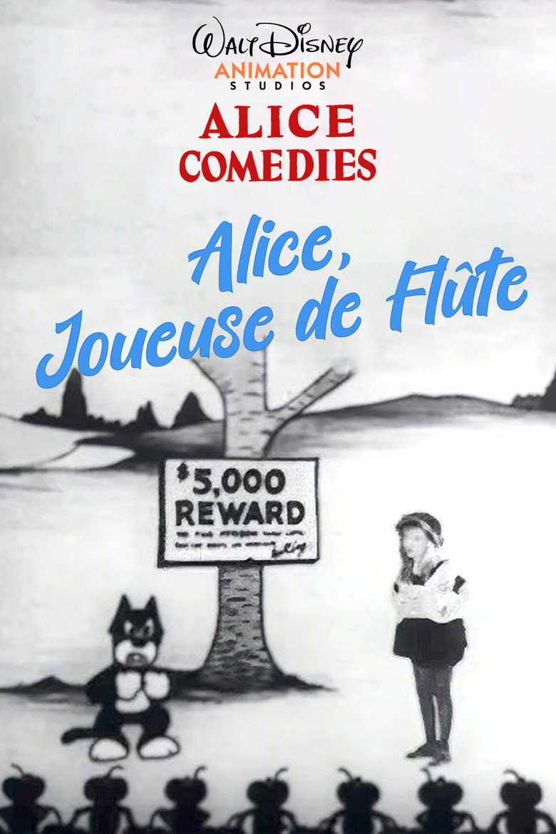 Affiche Alice joueuse de flûte