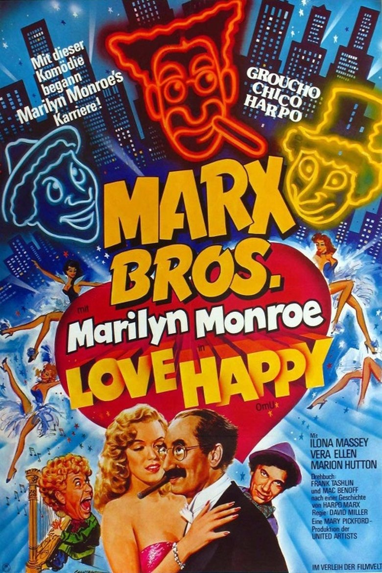 Die Marx Brothers im Theater poster