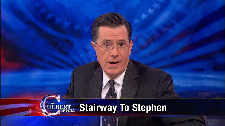 Still from The Colbert Report - Season 11 Episode 8