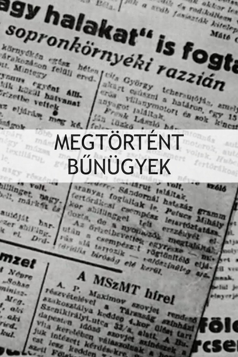 Megtörtént bünügyek (1974) poster