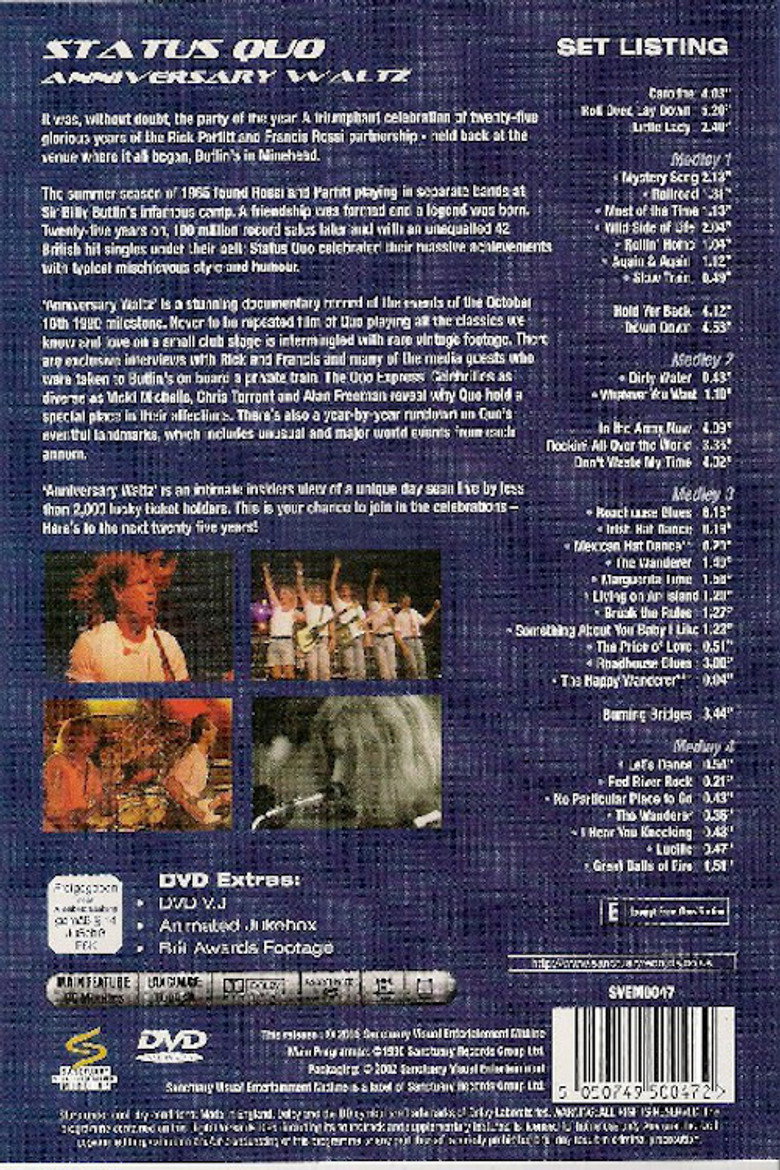 Imatge de Status Quo - Anniversary Waltz (A Celebration Of 25 Rockin' Years)