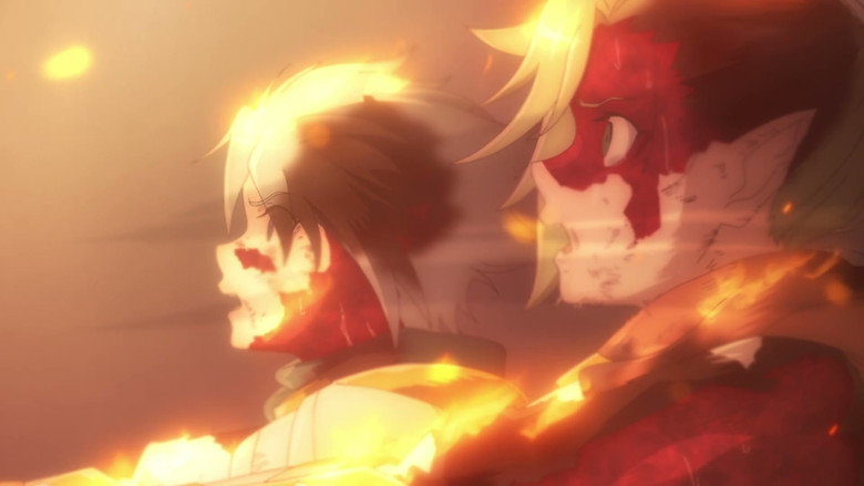 Still from My Gift Lvl 9999 Unlimited Gacha: Backstabbed in a Backwater Dungeon, I'm Out for Revenge! - Season 1 Episode 10