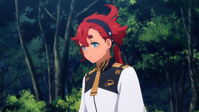 Still from Mobile Suit Gundam: The Witch from Mercury - Season 1 Episode 14
