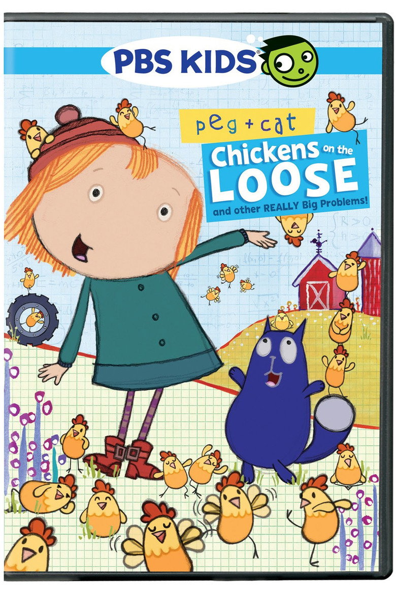 Peg & Cat: Chickens on the Loose & Other Really Big Problems background