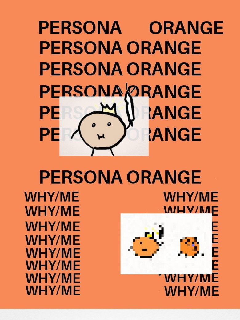 Persona Orange background