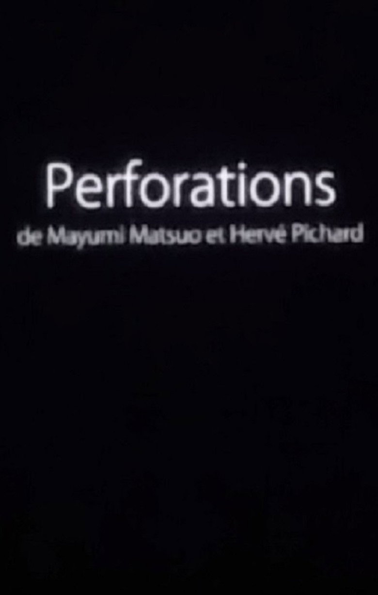 Affiche ou illustration — Perforations