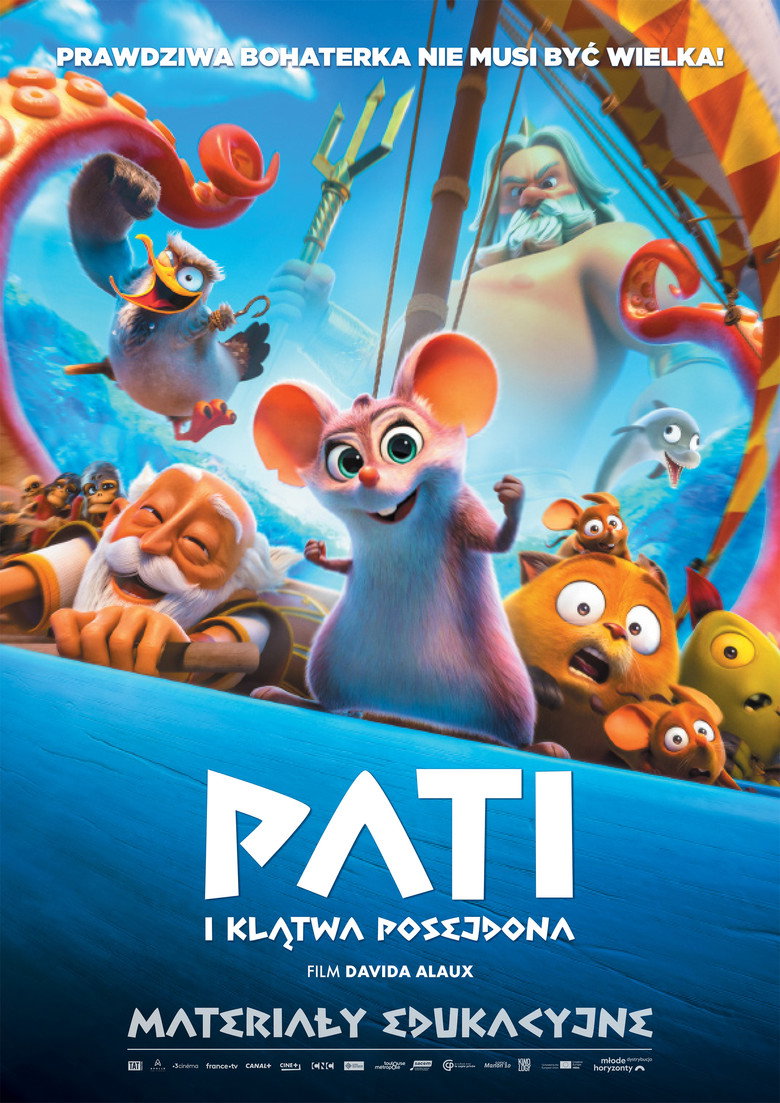 Plakat filmu Pati i klątwa Posejdona