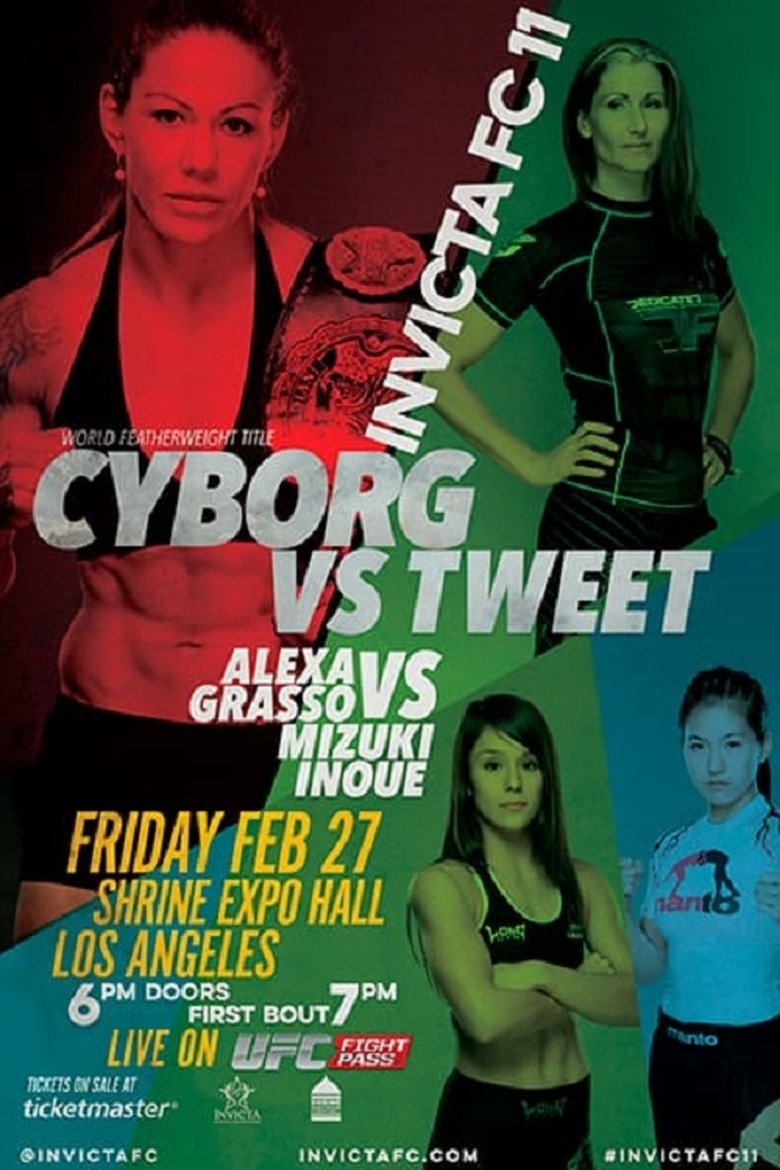 Invicta FC 11: Cyborg vs. Tweet main poster