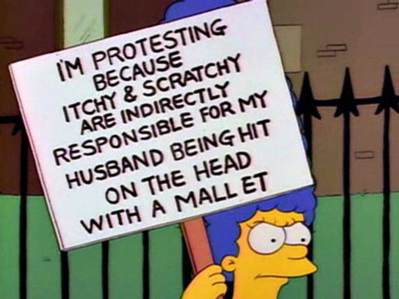 The Simpsons S02E09 — Itchy & Scratchy & Marge episode still