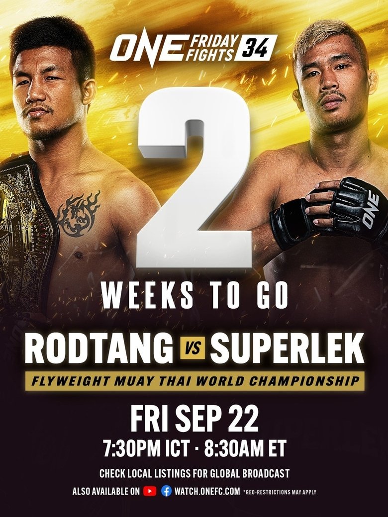 ONE Friday Fights 34: Rodtang vs. Superlek main poster