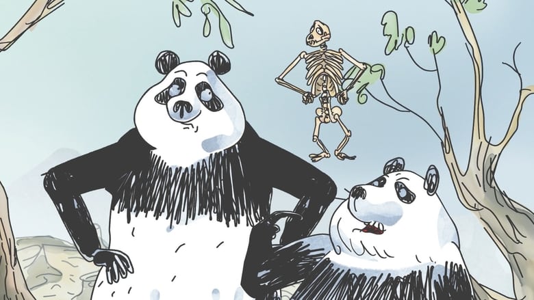 Pandas dans la brume