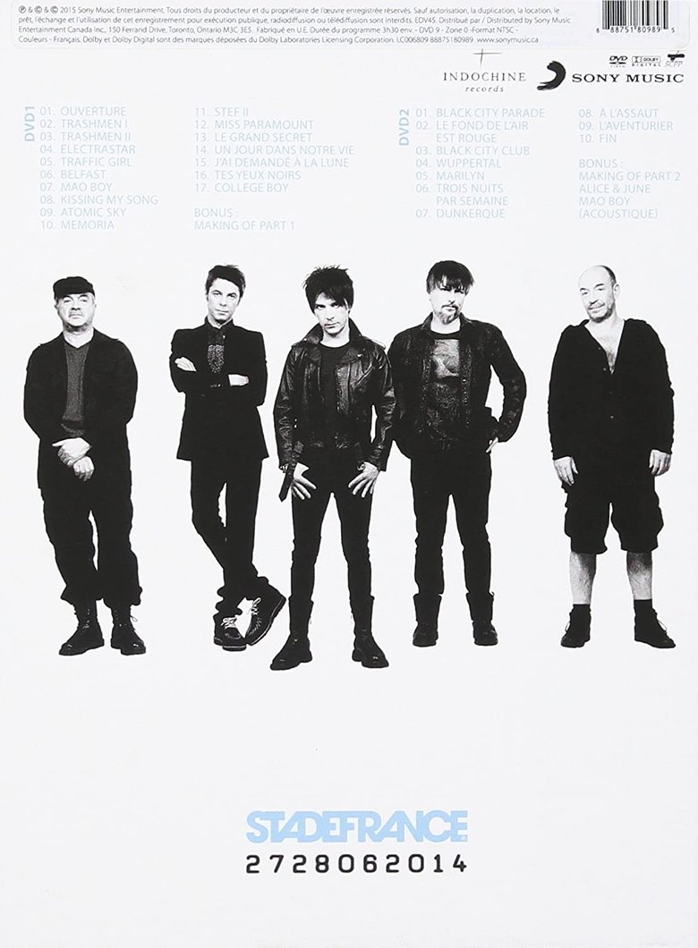 Indochine - Black City Concert - Stade de France 2014 main poster