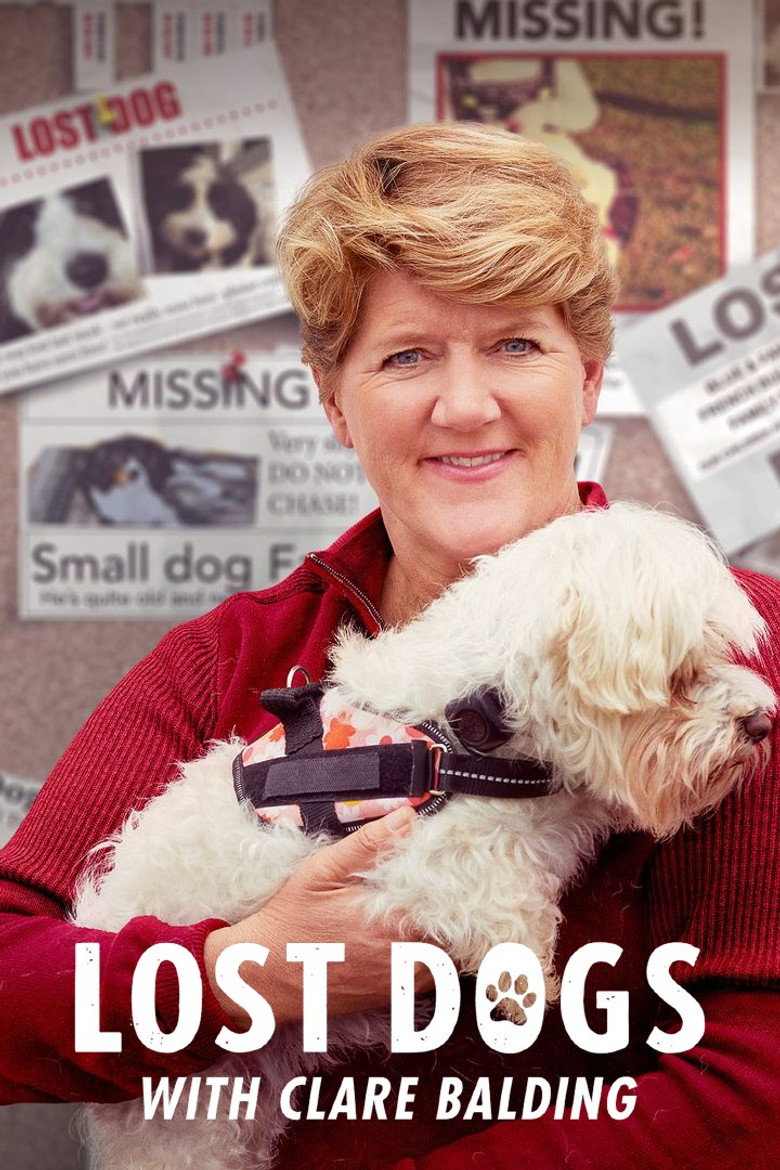 Official poster for Lost Dogs with Clare Balding