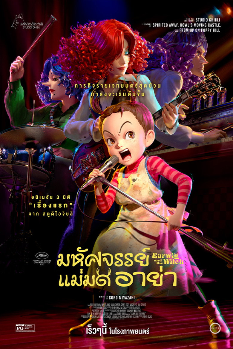 โปสเตอร์ Earwig and the Witch (2021) มหัศจรรย์แม่มดอาย่า