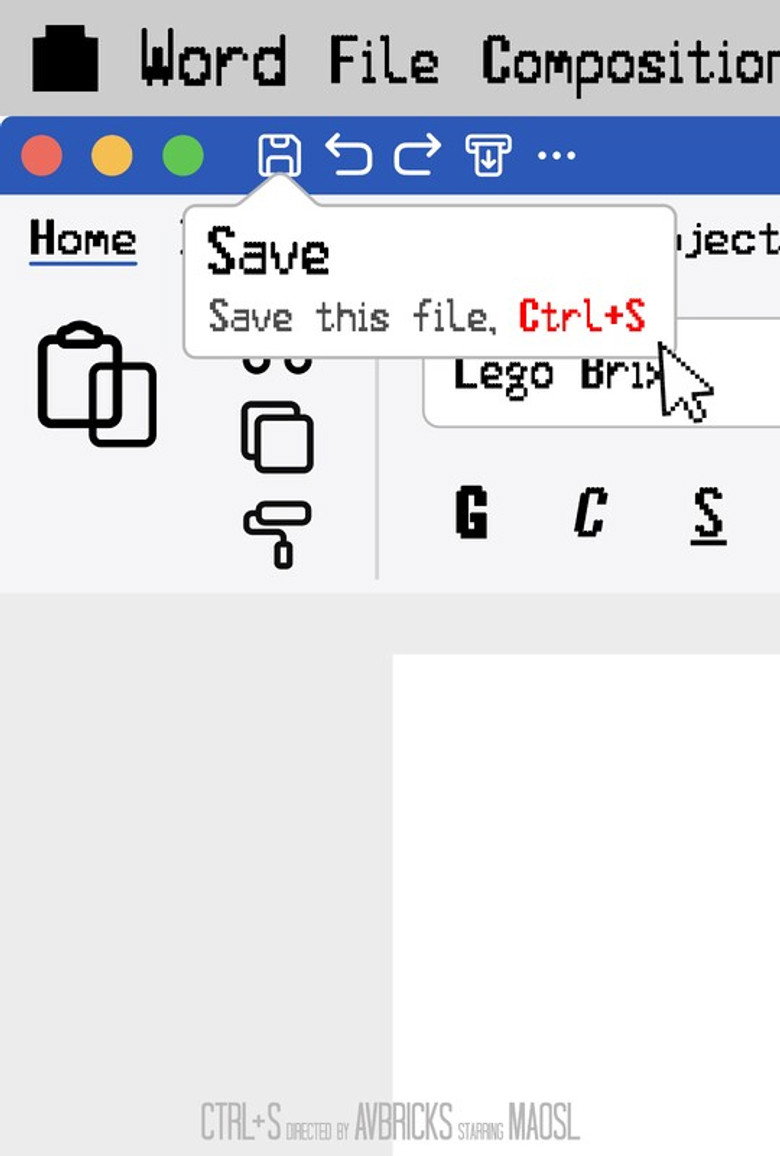 CTRL+S