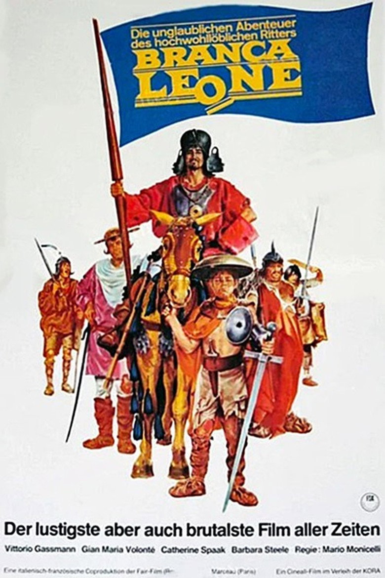 Filmplakat zu Die unglaublichen Abenteuer des hochwohllöblichen Ritters Branca Leone