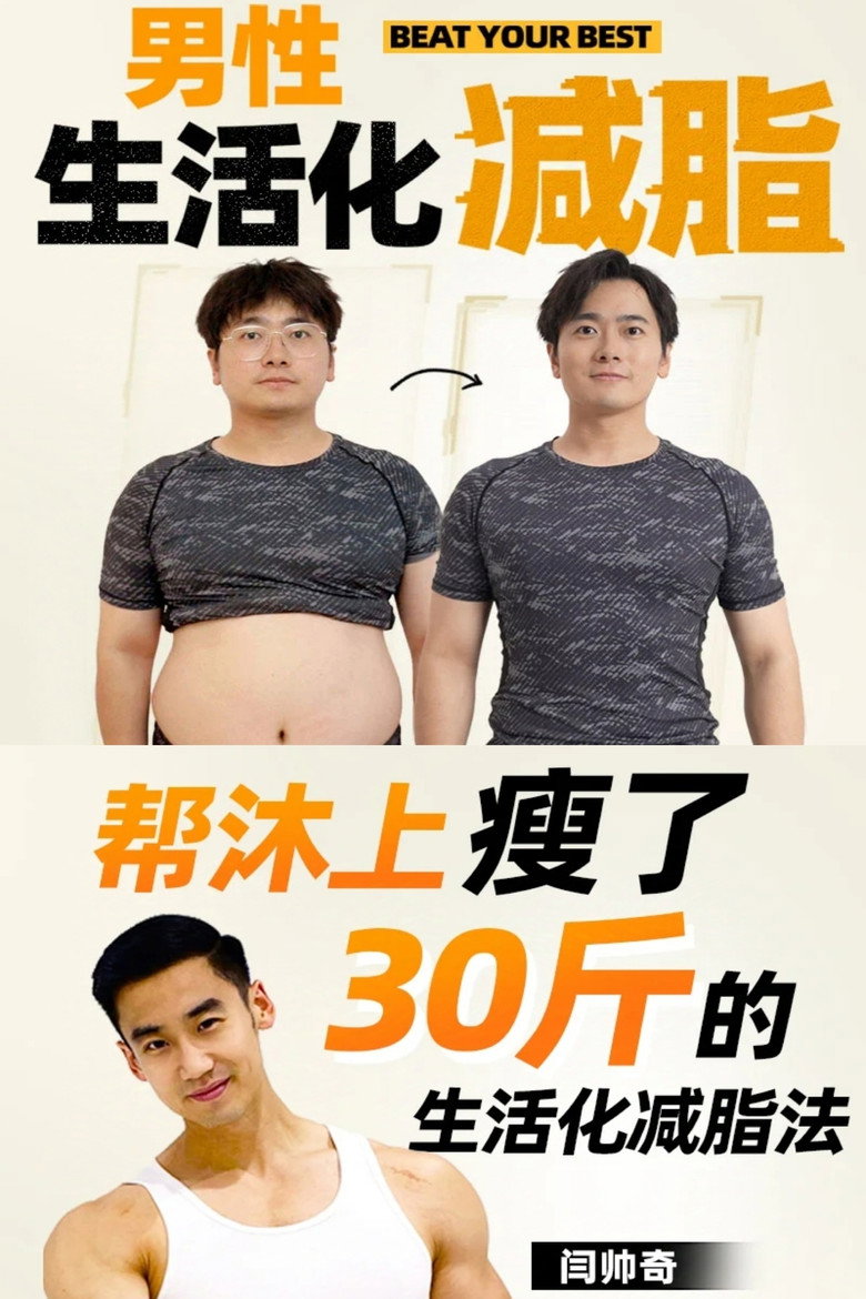 Official poster for Yan Shuaiqi: Lifestyle Fat Loss in Men