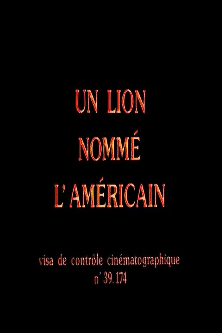 Un lion nommé l'Américain main poster