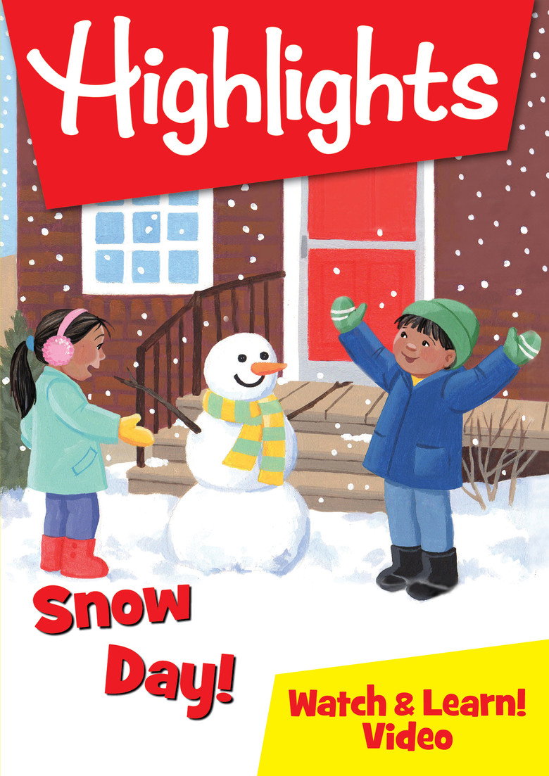 Highlights Watch & Learn!: Snow Day! background