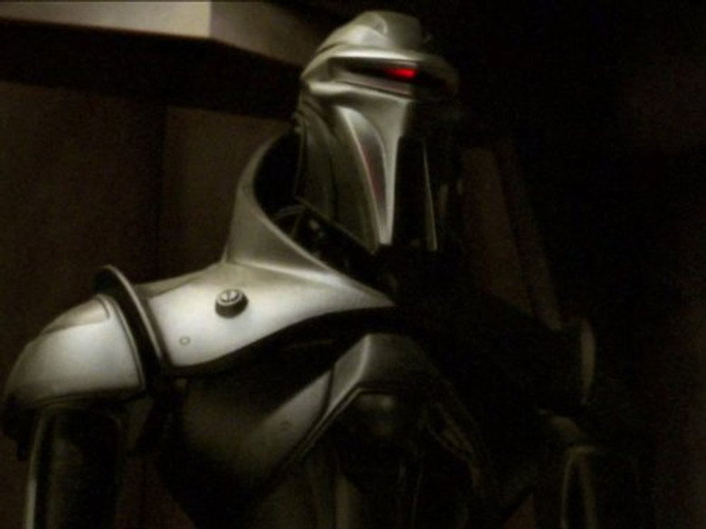 Still from Battlestar Galactica - Season 1 Episode 1