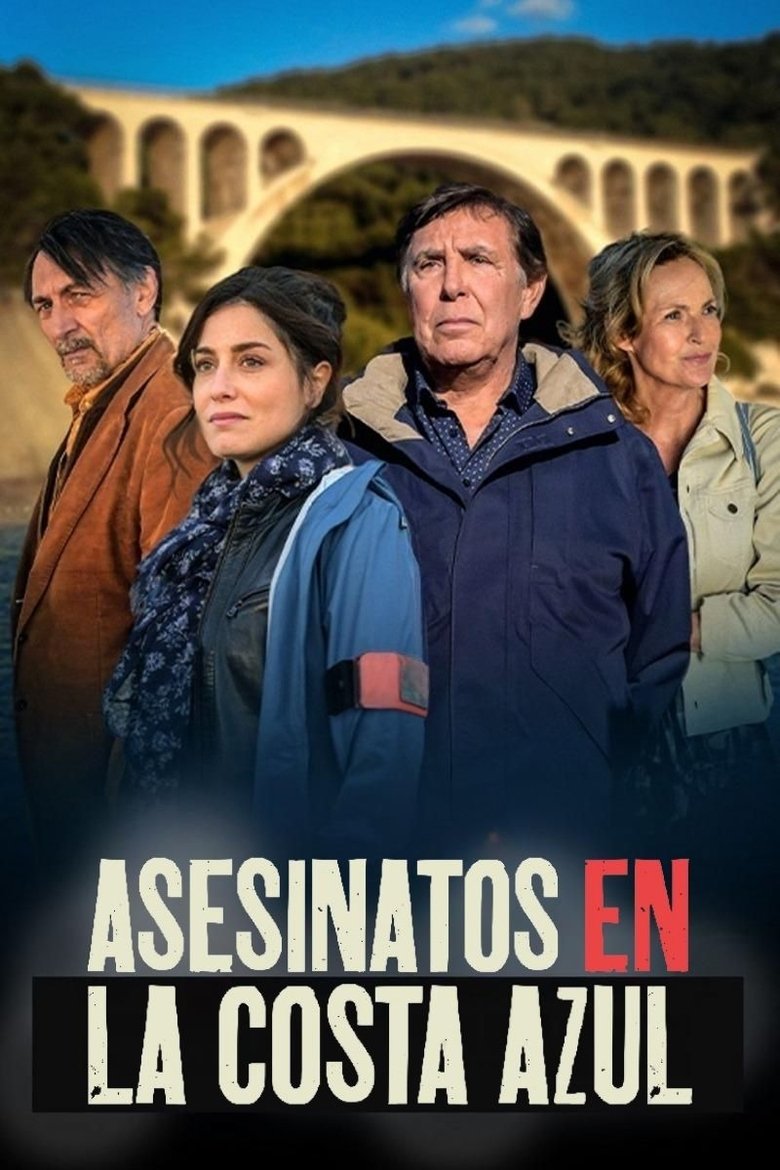 Film poster for Asesinatos en la costa azul.