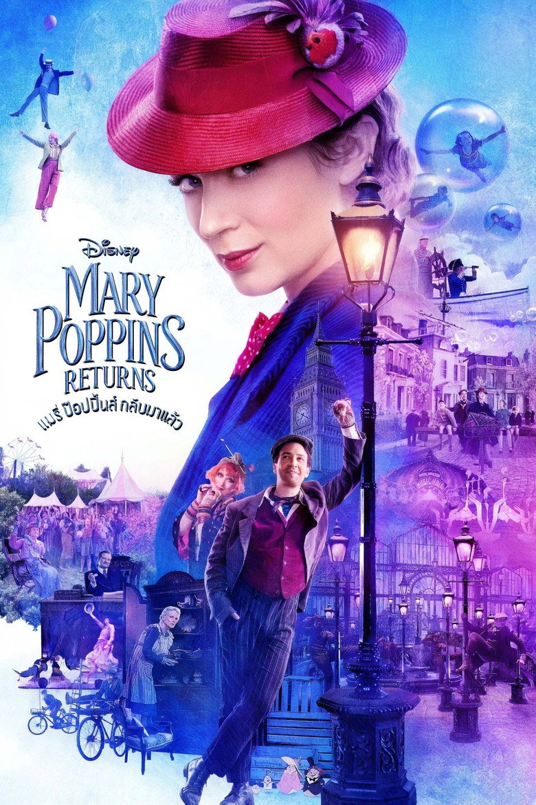 โปสเตอร์ Mary Poppins Returns (2018) แมรี่ ป๊อปปิ้นส์ กลับมาแล้ว