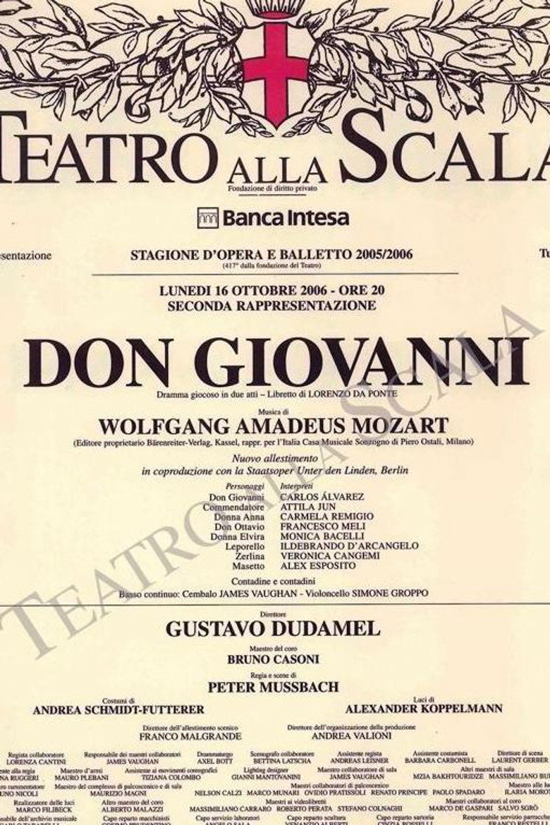 Imatge de Mozart: Don Giovanni - Teatro alla Scala