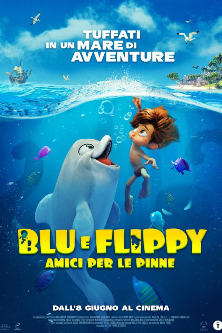 Copertina di Blu e Flippy - Amici per le pinne