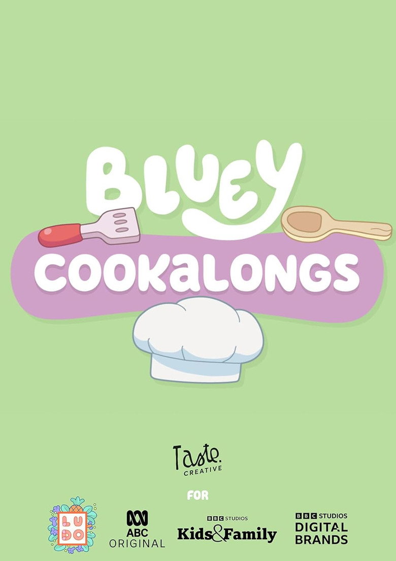 Official poster for Bluey Cookalongs