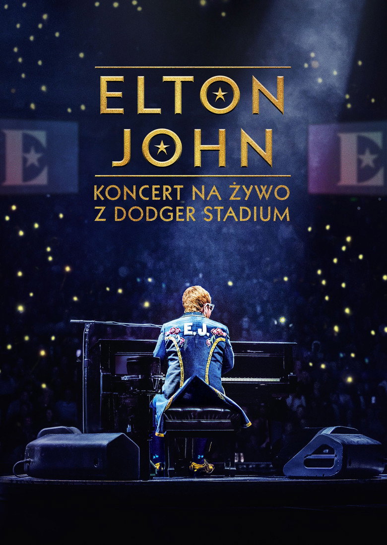 Plakat filmu Elton John: Koncert na żywo z Dodger Stadium