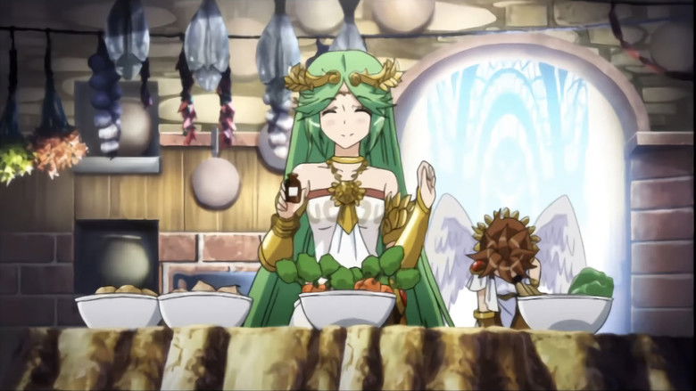 Still image for Kid Icarus Anime season 1 episode 5: Palutena's Revolting Dinner (1) Still image for Kid Icarus Anime season 1 episode 5: Palutena's Revolting Dinner (1)