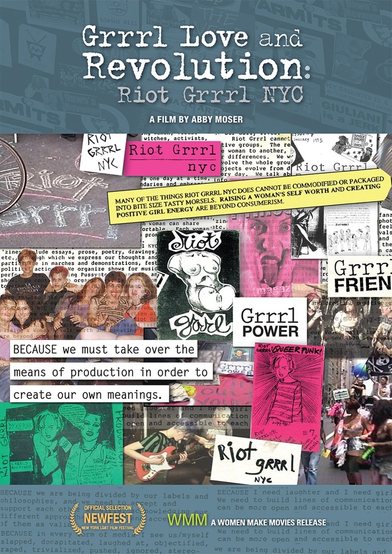 Grrrl Love and Revolution: Riot Grrrl NYC main poster