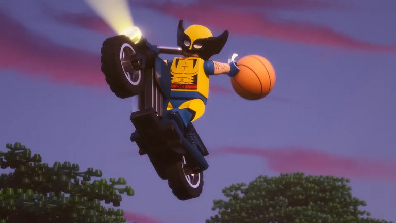 LEGO Marvel X-Men: Robotic Hunter Sentinels Attack the X-Mansion! still