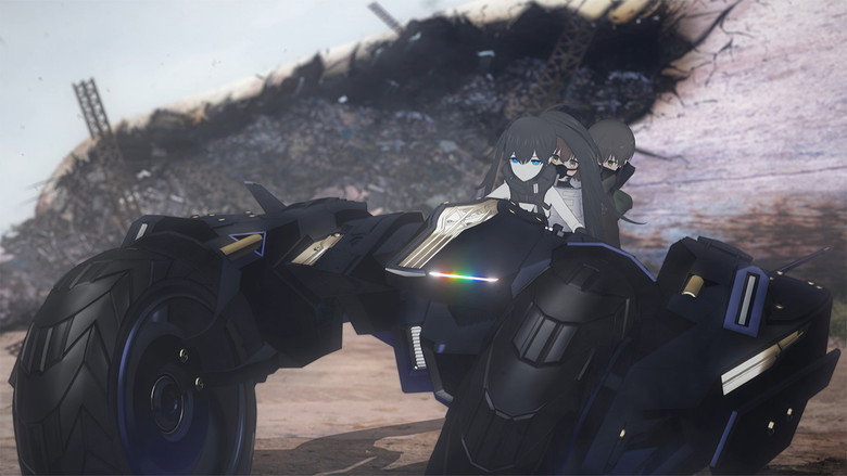 Still from Black Rock Shooter: Dawn Fall - Season 1 Episode 1