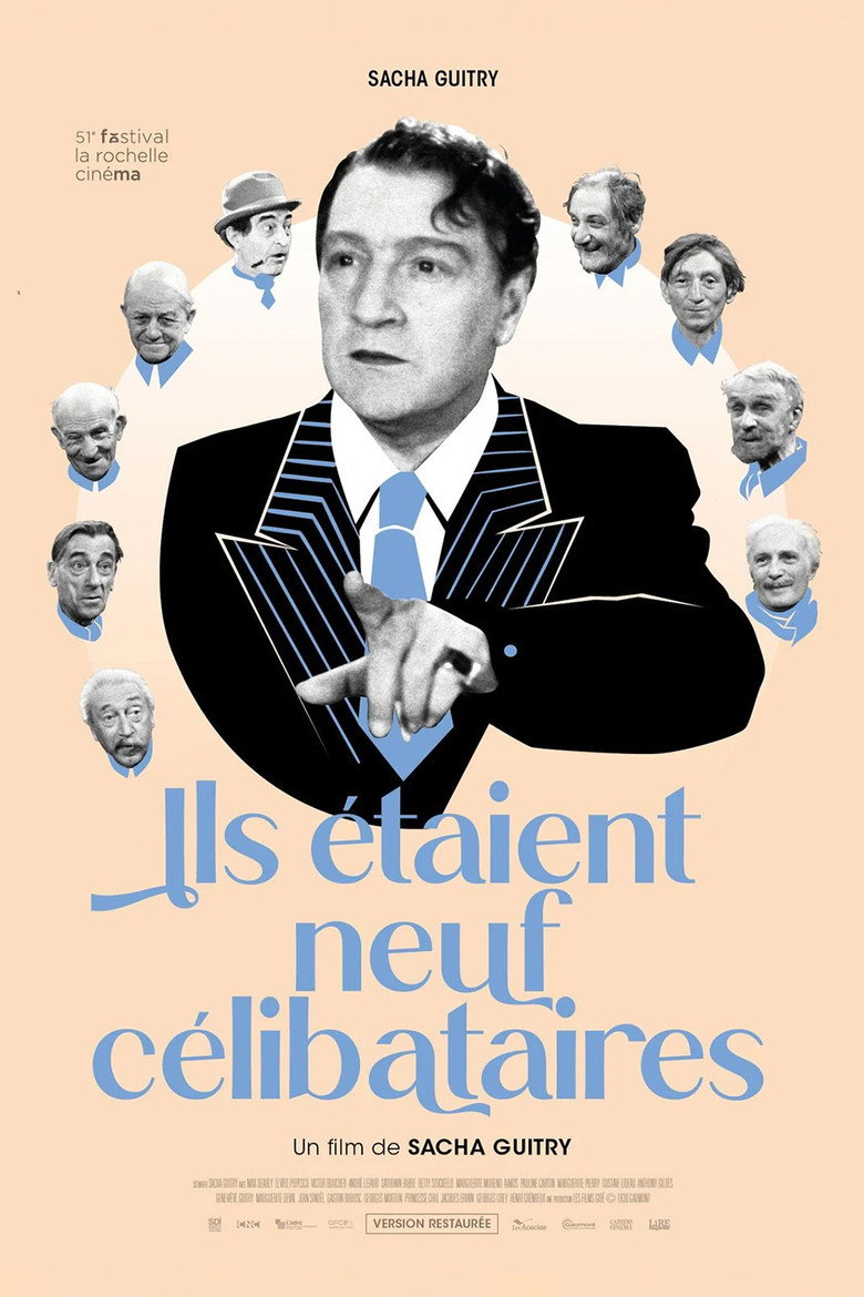 Affiche de ILS ÉTAIENT NEUF CÉLIBATAIRES