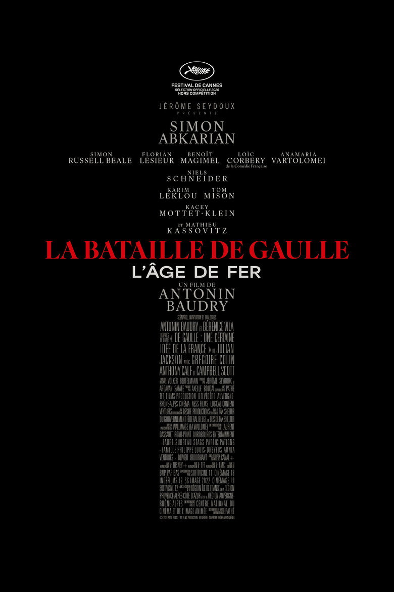 Plakat filmu La Bataille de Gaulle : L’âge de fer