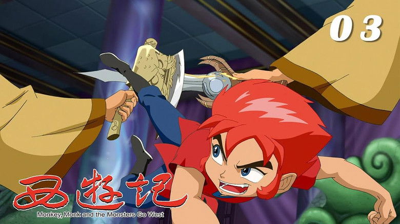 Still image for Monkey,Monk and the Monsters Go West season 1 episode 3: Episode 3 Still image for Monkey,Monk and the Monsters Go West season 1 episode 3: Episode 3