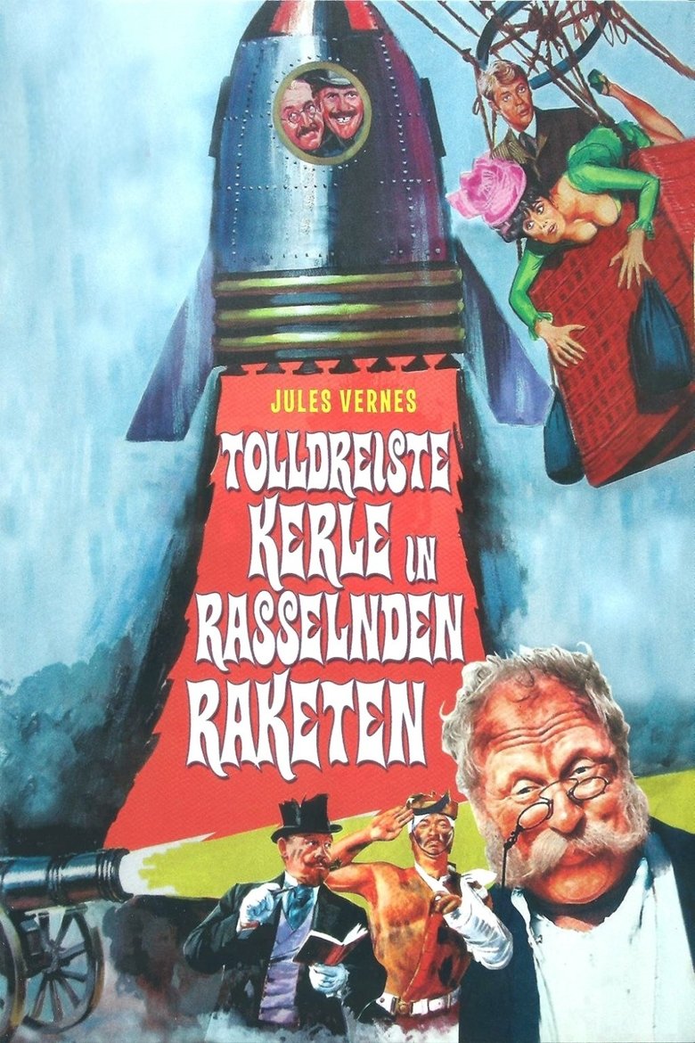 Tolldreiste Kerle in rasselnden Raketen poster